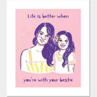 Best Friend Love Posters and Art